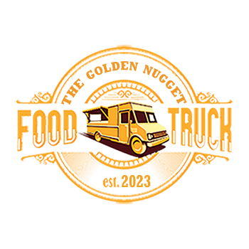 The GOLDEN NUGGET - FOOD TRUCK LOGO